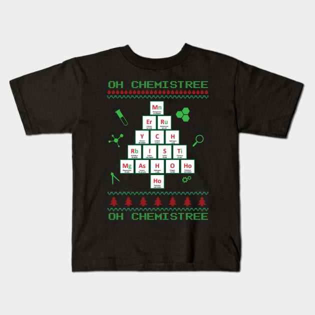 Oh Chemistree Oh Chemistree Funny T Element Shirt Kids T-Shirt by HopeandHobby